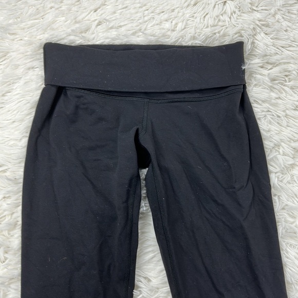 Lululemon Wunder Under Crop II (Roll Down) *Special Edition Black - Picture 6 of 8